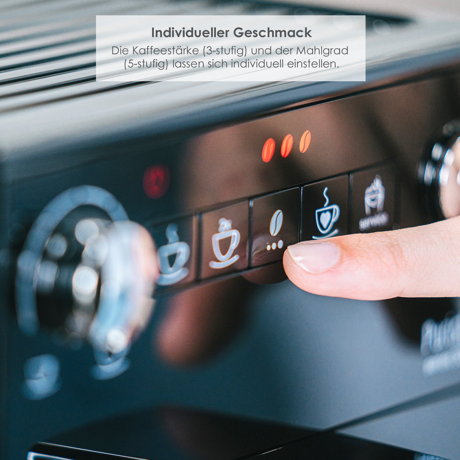 Purista®|Kaffeevollautomat Schwarz