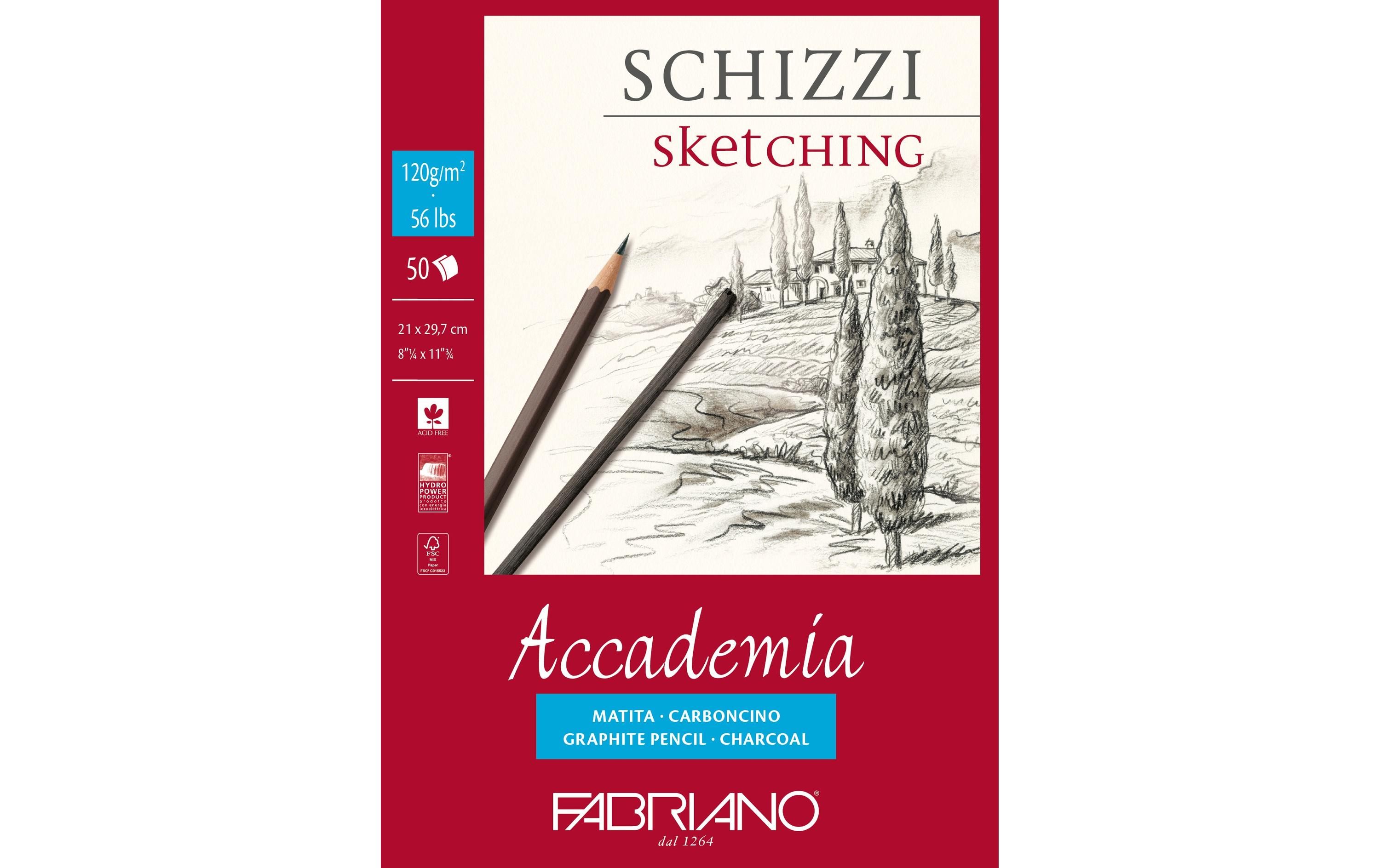 Zeichenblock Sketching A4, 50 BlattSkizzenblock