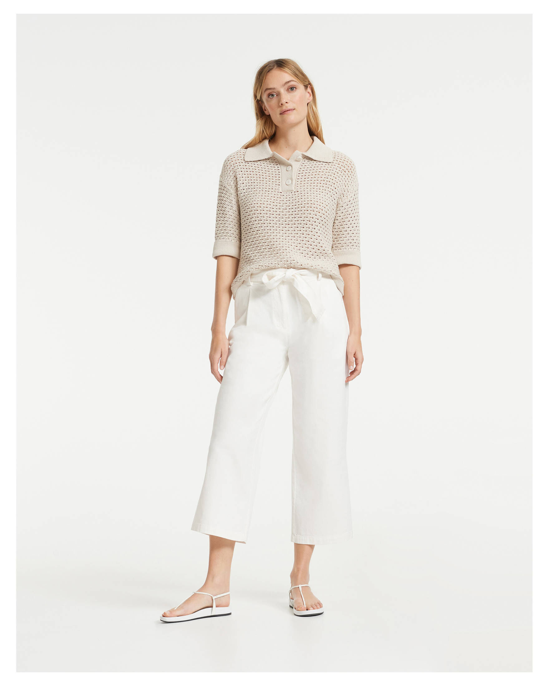 Opus| Damen Culotte MAREIKA STRUCTURED verkürzt