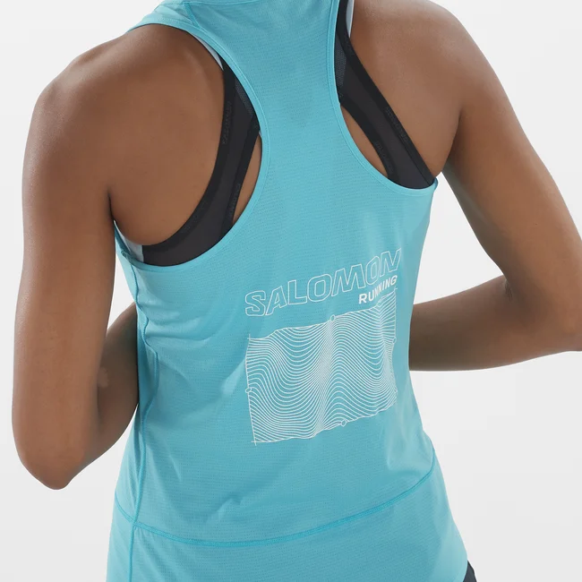 CROSS RUN GRAPHIC  Tanktop Damen