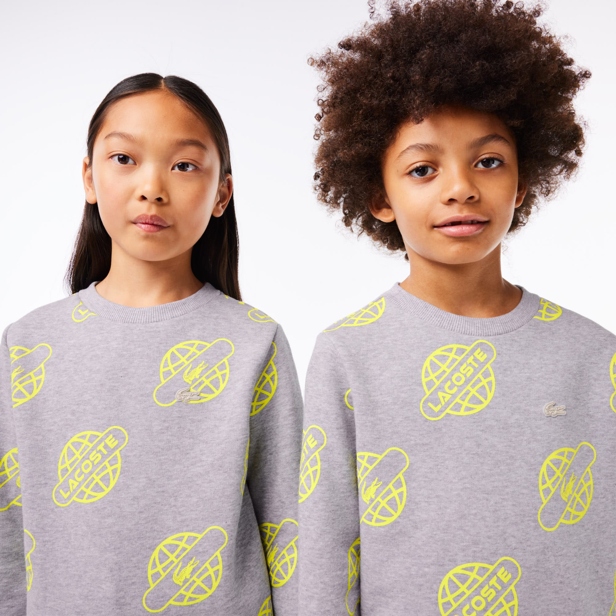 Sweatshirt avec imprimé contrasté Pullovers & Sweatshirts - Gris - Lacoste - Enfant