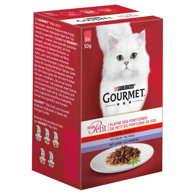 Gourmet Mon Petit mit Rind & Huhn 6x50g