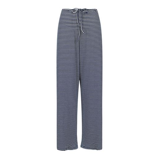Neo Noir Geri Stripe Bukser, Dark Navy, 38