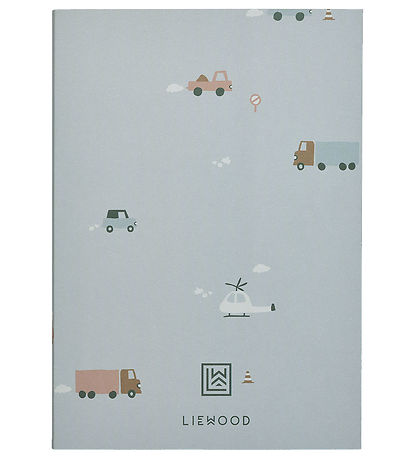 Liewood Notizbücher - 3er-Pack - Sidney - Monster/Fahrzeuge Mix
