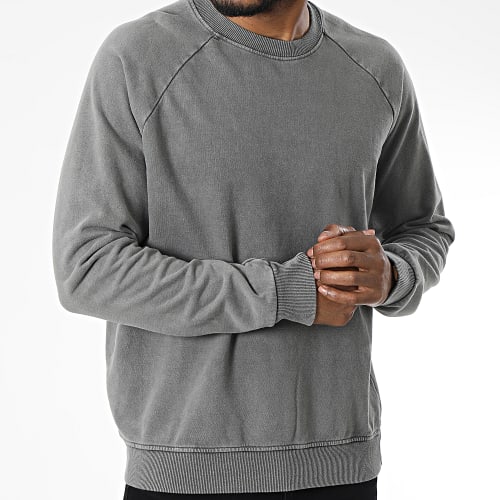 Sweat Crewneck D7418 Gris Anthracite