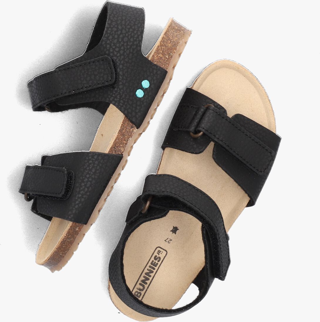 BUNNIESJR zwarte bunniesjr sandalen bas beach
