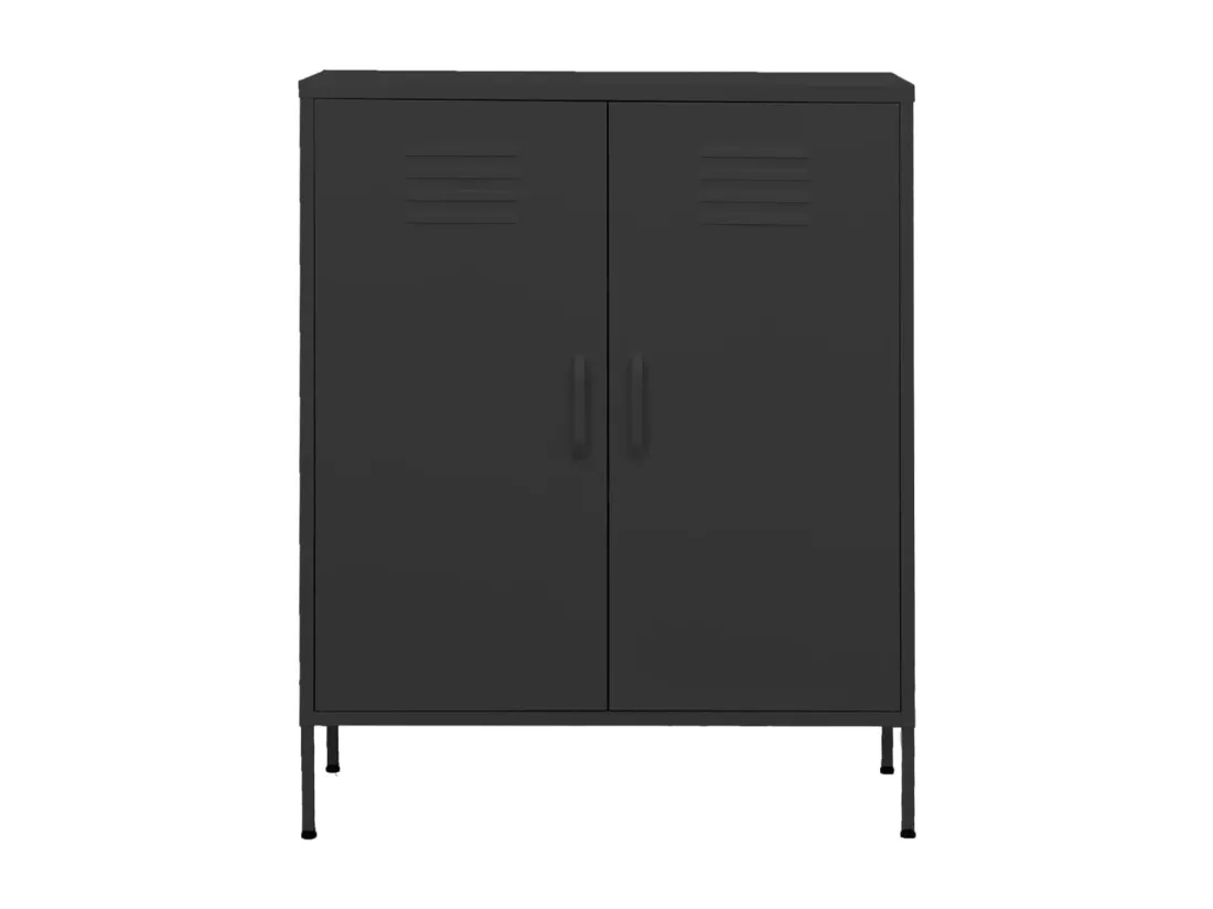 Armoire de rangement Anthracite 80x35x101,5 cm Acier