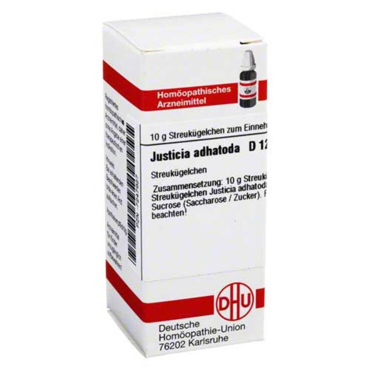 DHU Justicia adhatoda D 12 Globuli, 10 g