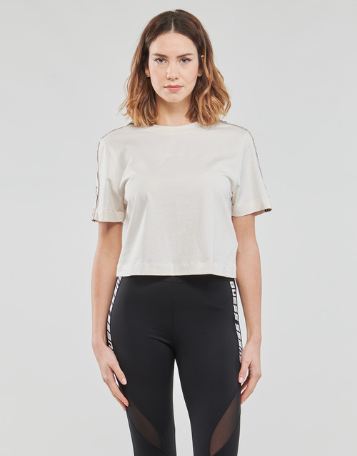 Guess - BRITNEY CROP TEE - Blanc