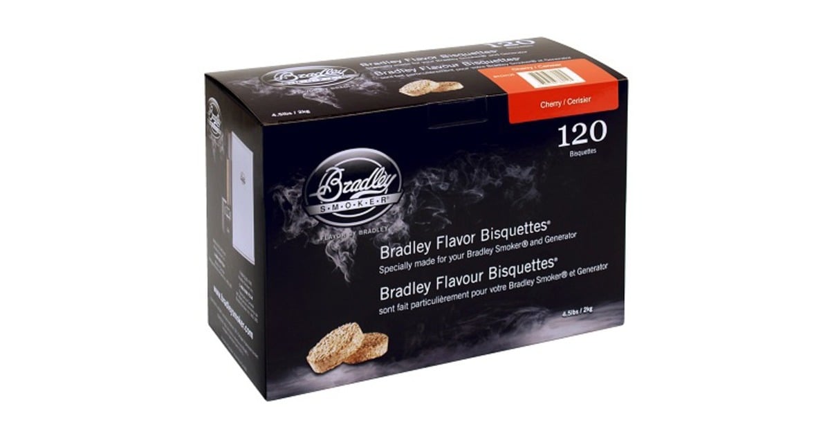 BradleyCherry Wood Briketten rookhout  (120 stuks)