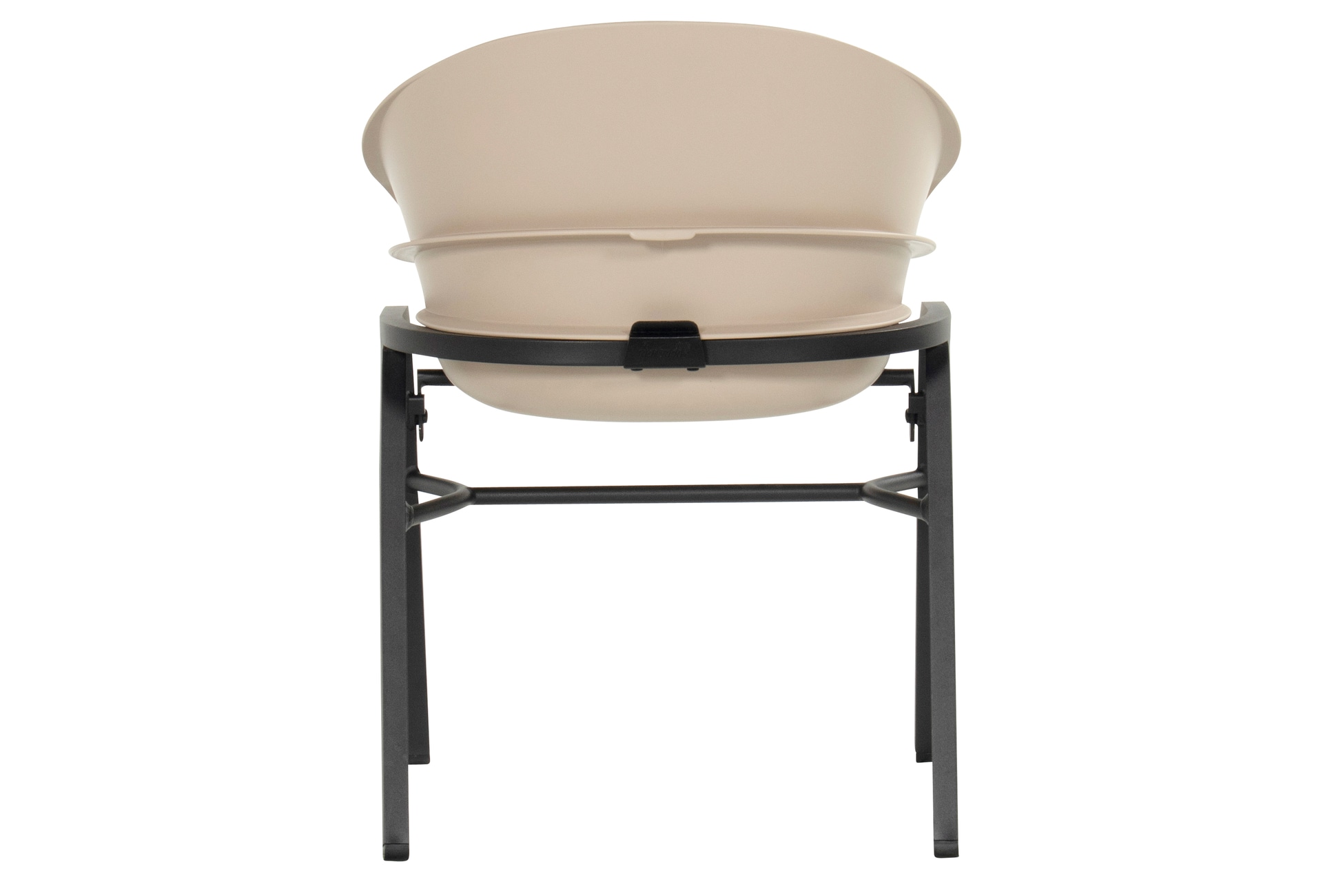 Hartman Gartenstuhl TUBB 2er Set schwarz /taupe