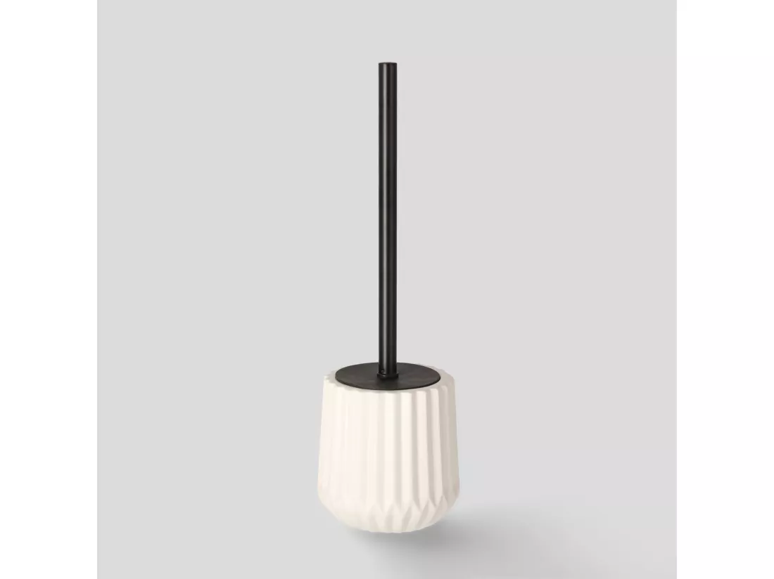 Brosse De Toilette Prism blanc brillant 39 x 11