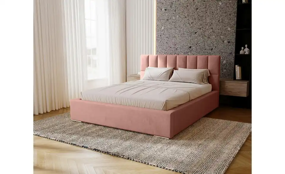 Polsterbett Dream 140x200 cm Rosa