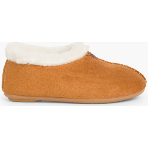 Pisamonas - Zapatillas Casa Bamara Forro Tipo Borrego Kaki