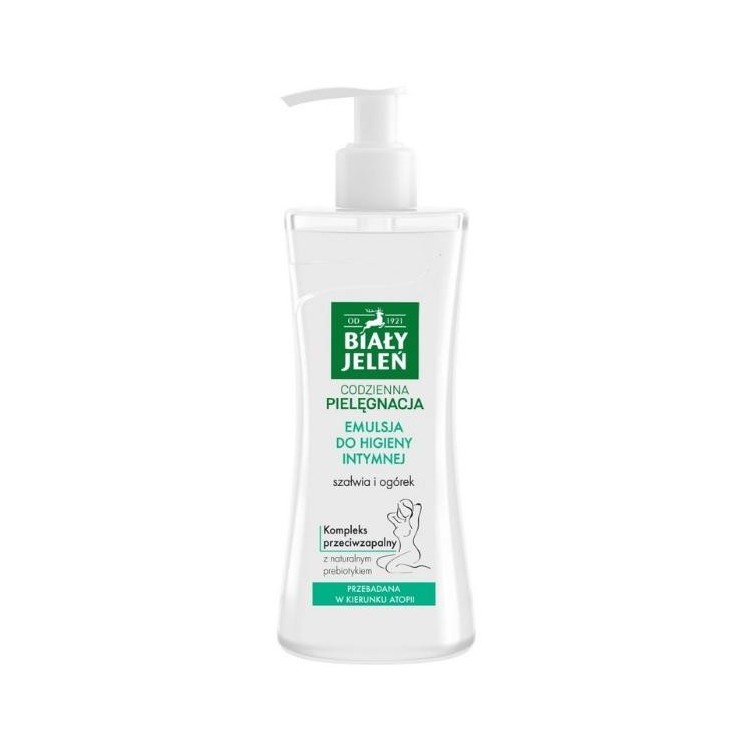 Biały Jeleń Intieme hygiëne-emulsie met salie en komkommer 265 ml