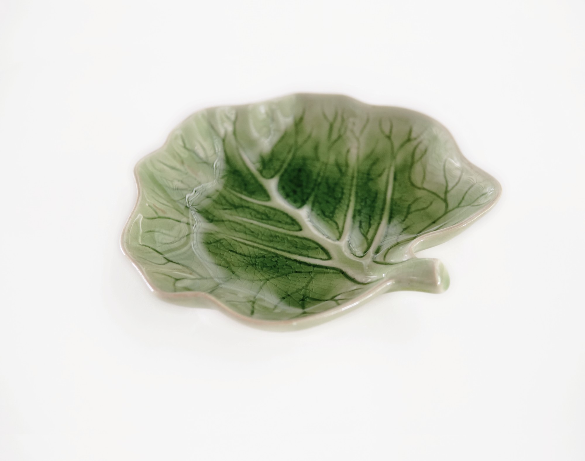 Schale 'Baum', grün, T 20 cm, B 20 cm, H 3 cm von fischer's lagerhaus