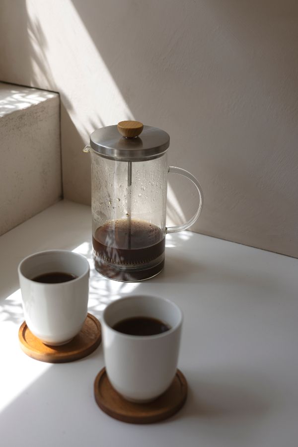 French press, roestvrijstaal, thee/koffie, 1 L