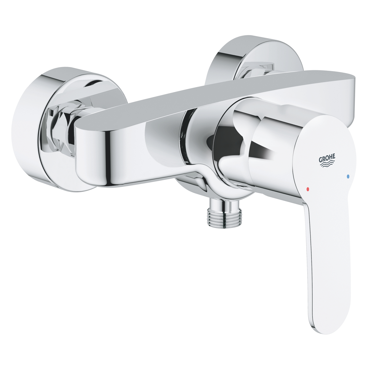 Grohe Eurostyle Cosmopolitan douchekraan z. omstel m. koppelingen HOH=15cm chroom