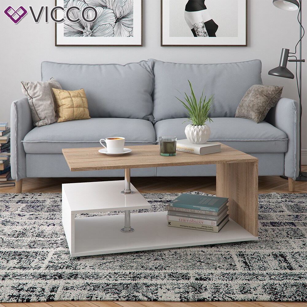 VICCO Couchtisch GUILLERMO - Wohnzimmertisch Sofatisch Tisch 4 Farbvarianten