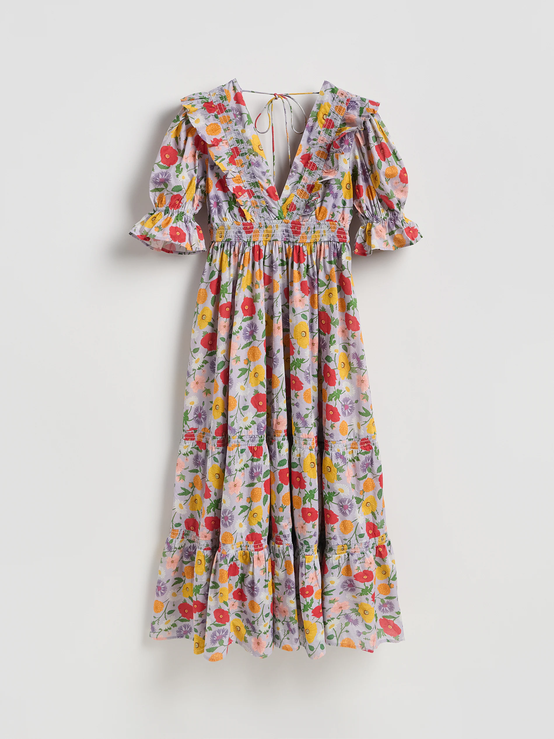 Gemustertes Maxikleid