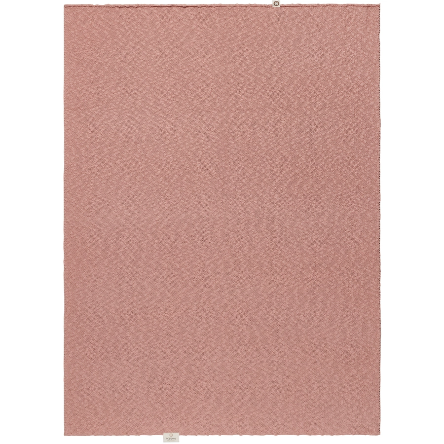 Noppies Decke für die Wiege Melange knit 75x100 cm Misty Rose