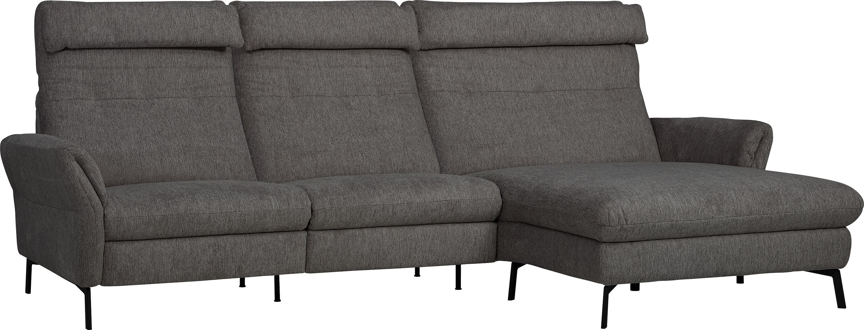 SEBO Ecksofa - Anthrazit / B: 284.0 cm x T: 161.0 cm x H: 84.0 cm