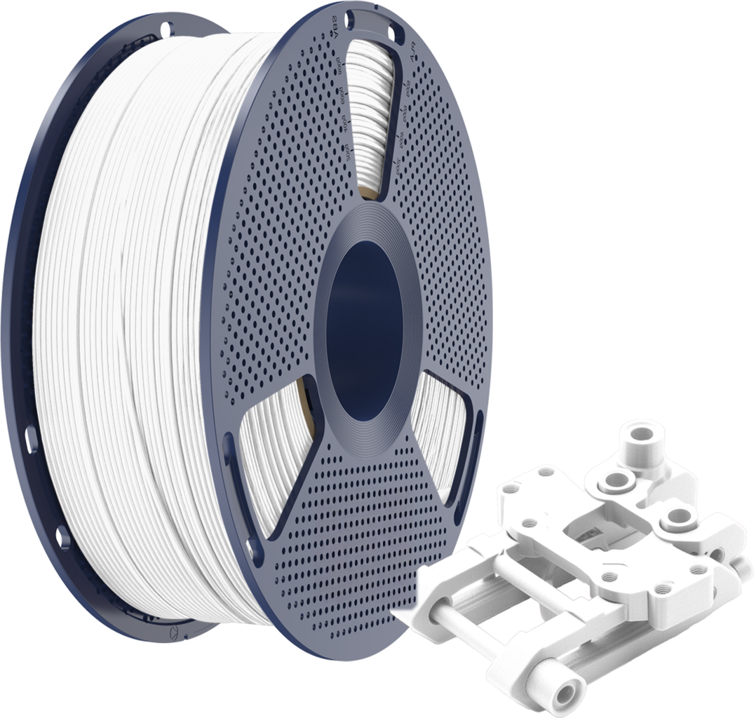 SUNLU  ABS White, 1,75 mm / 1000 g    Thermoplastisches Filament für den Druck von langlebigen, robusten Teilen