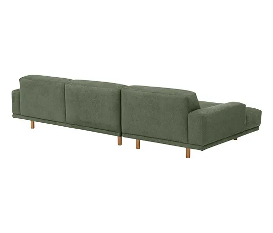 Ecksofa »Penelope«, grün, links