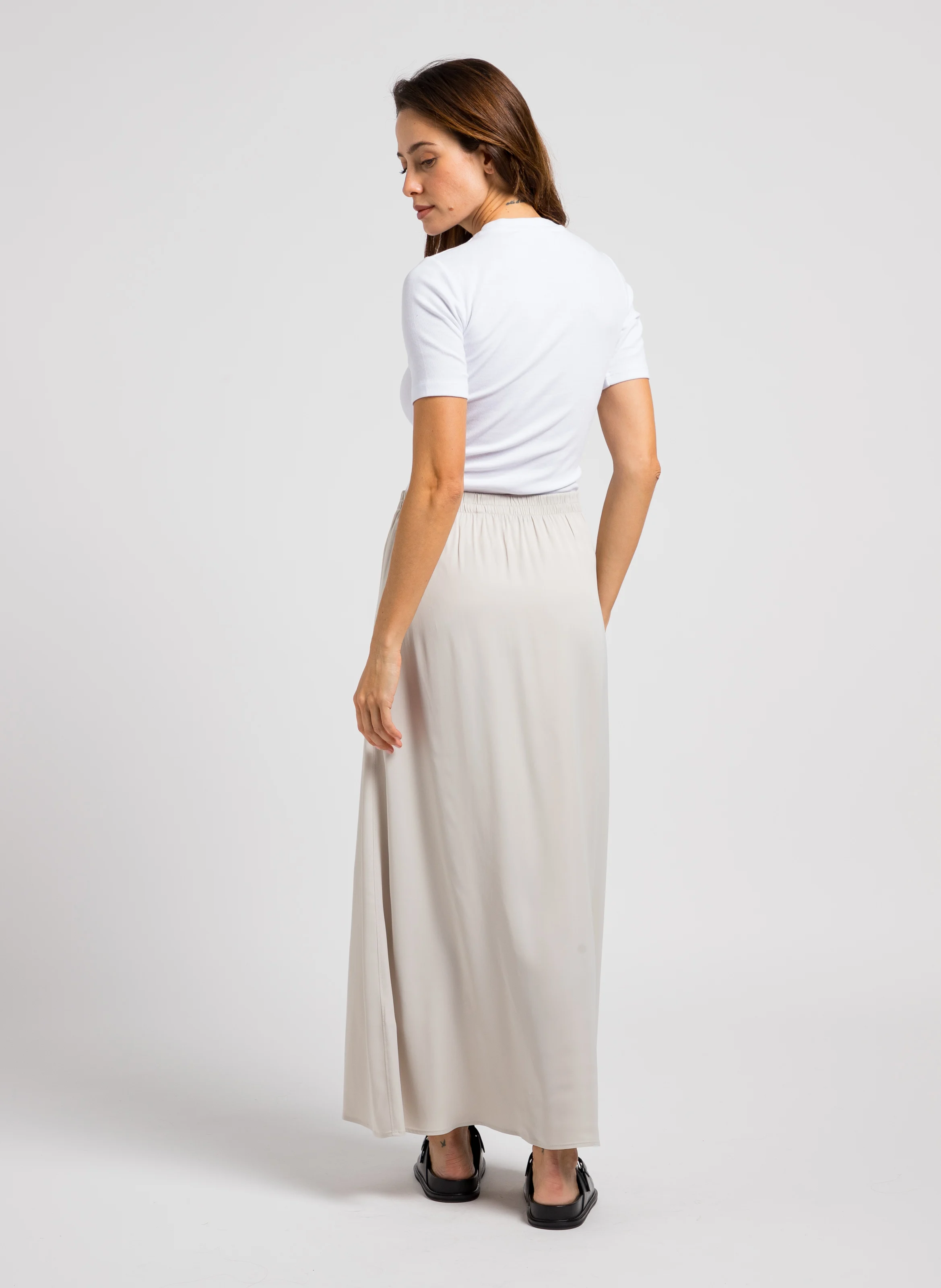 SAALEXO - Tee-shirt manches courtes en coton organique | Blanc