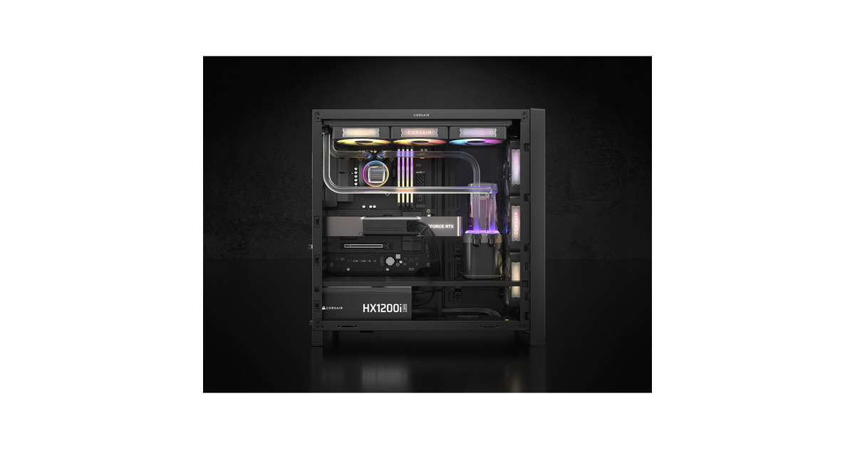 CorsairHX1200i SHIFT modulaire 1200 watt voeding   (Zwart, 1x 12V-2x6, 2x PCIe)