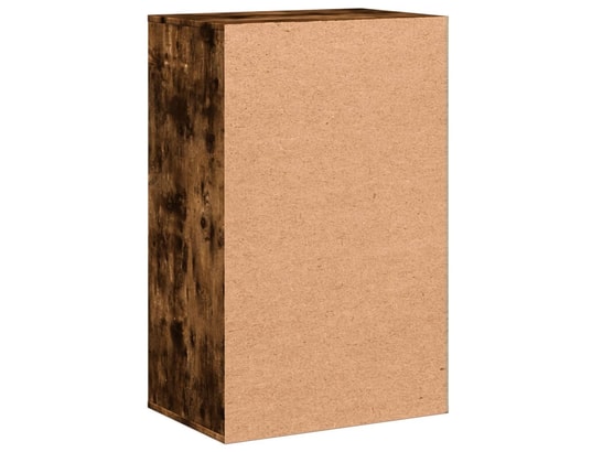 VIDAXL - Armoire de rangement chêne fumé 56,5x39x90 cm bois d'ingénie...