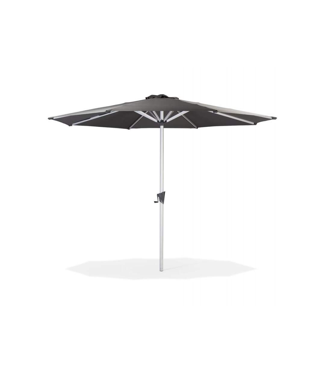 Paris Prix - Parasol Design split 300cm Gris Foncé