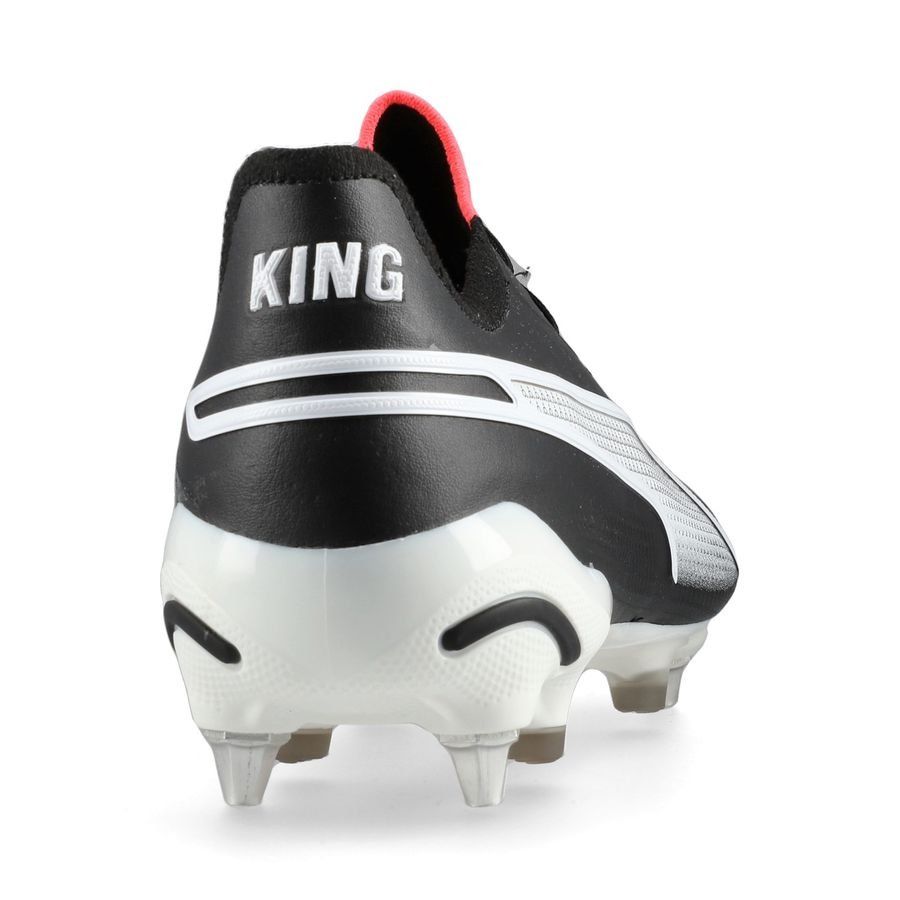 PUMA King Ultimate SG Breakthrough - Noir/Blanc/Fire Orchid