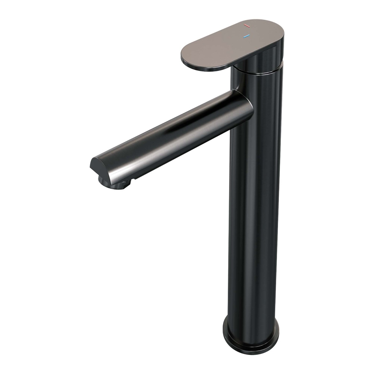 Brauer Gunmetal Edition ColdStart verhoogde wastafelkraan energy-saving model C gunmetal geborsteld PVD