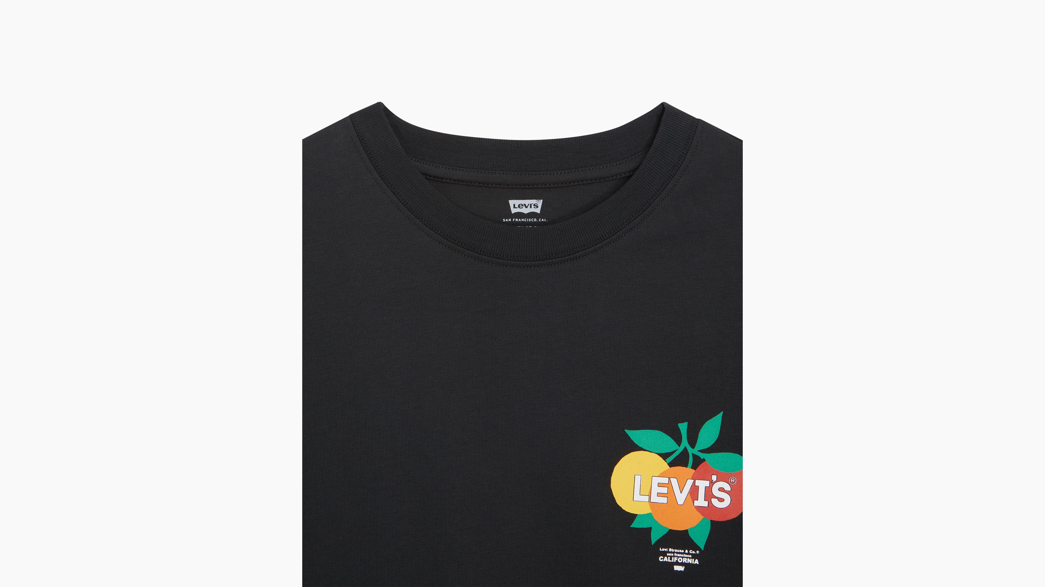 T-shirt graphique Vintage - Citrus / Caviar - Noir