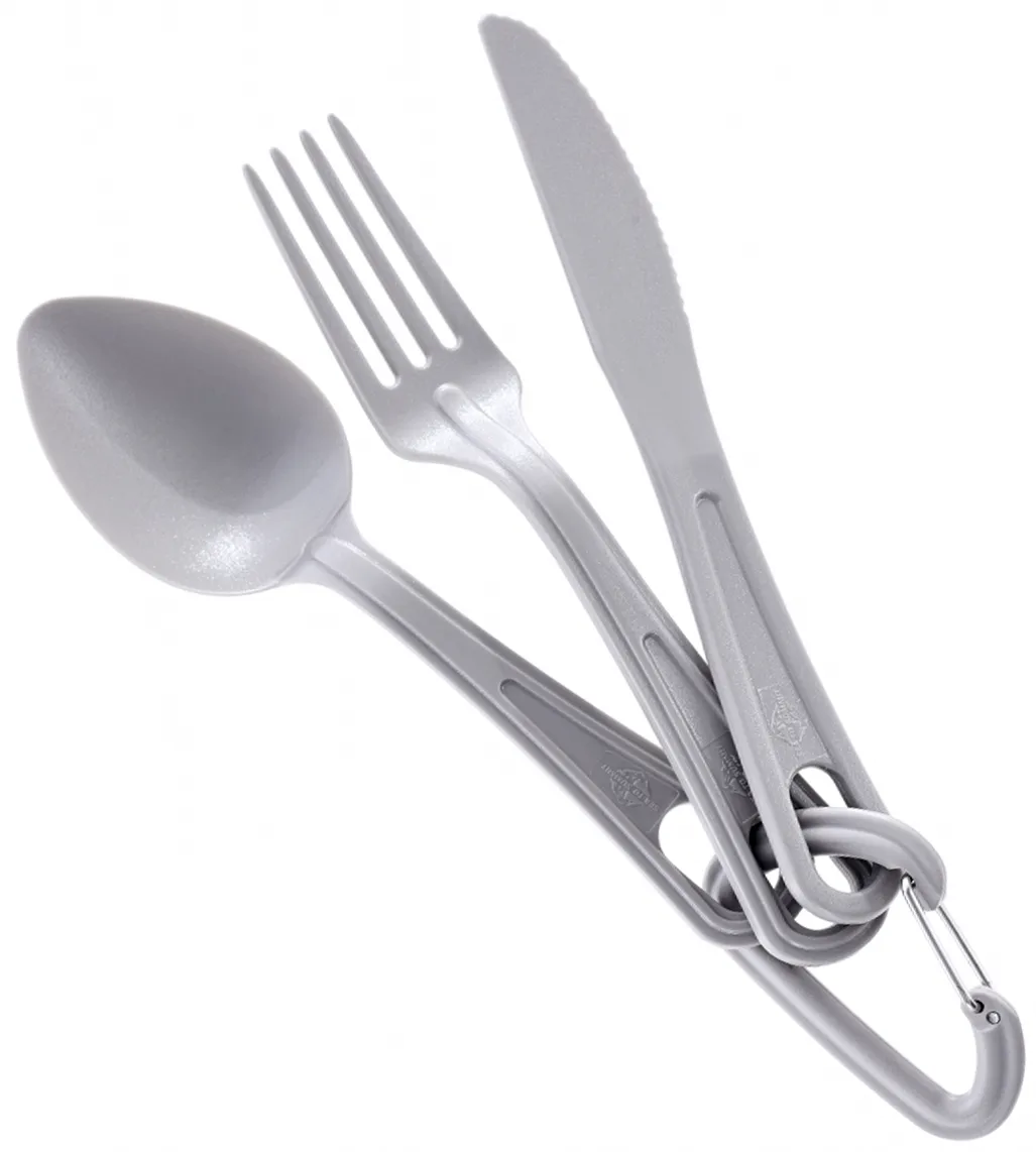 Sea To Summit Cutlery Polyprop Set 3 Pc Charcoal