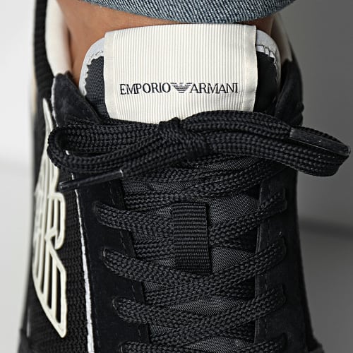 Baskets X4X537 XN730 Navy Silver Black Vanille