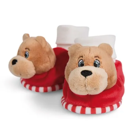 NICI Babyschuhe mit Rassel FC BAYERN Bär Berni