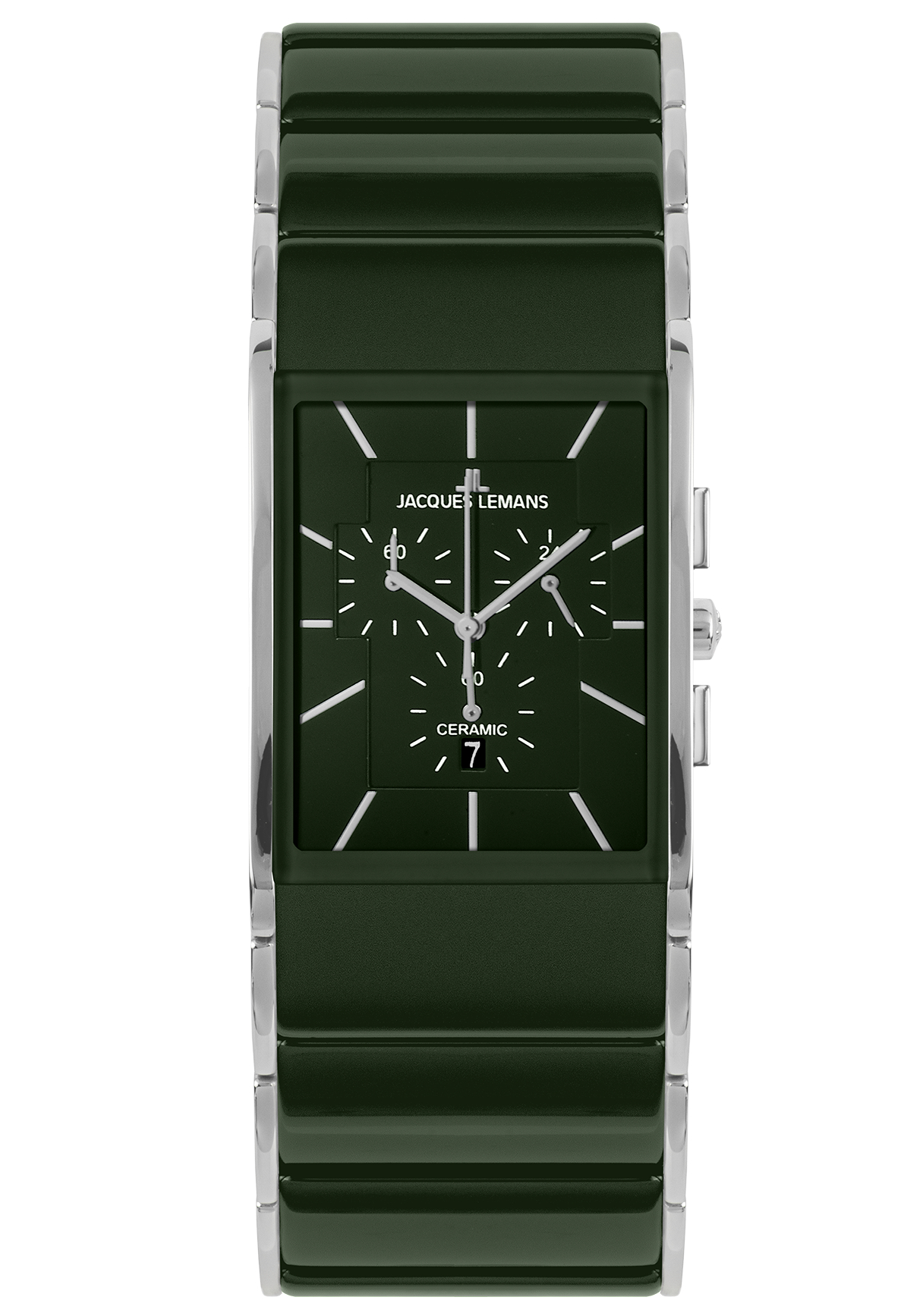 Jacques Lemans Chronograph Dublin HighTech Ceramic grün