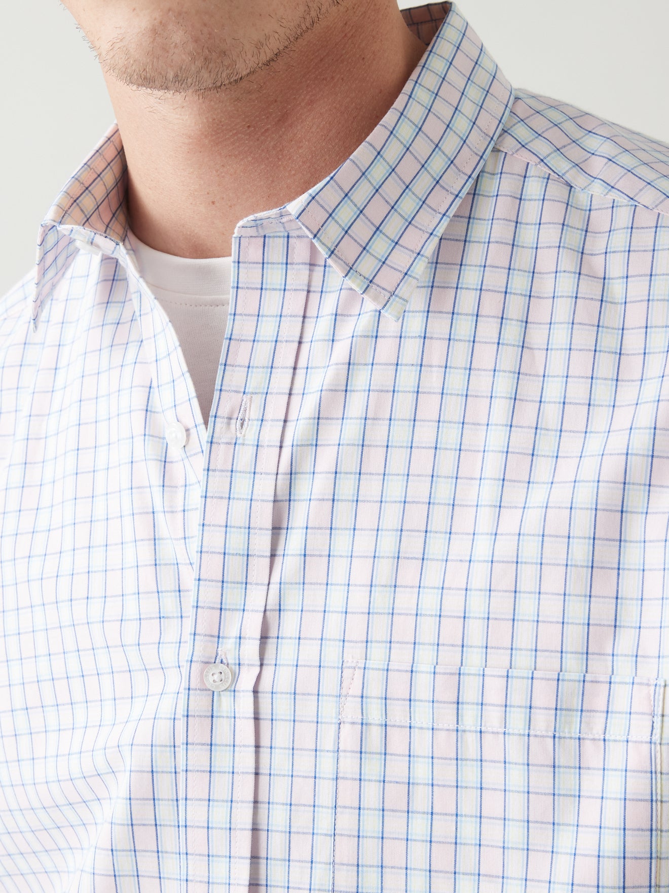 Chemise manches courtes Regular Fit carreaux homme