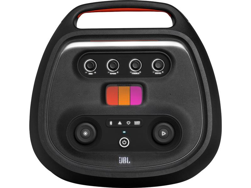 JBL Bluetooth Speaker PartyBox Ultimate Schwarz Fulminanter Partylautsprecher mit druckvollem Sound und multidimensionaler Lichtshow