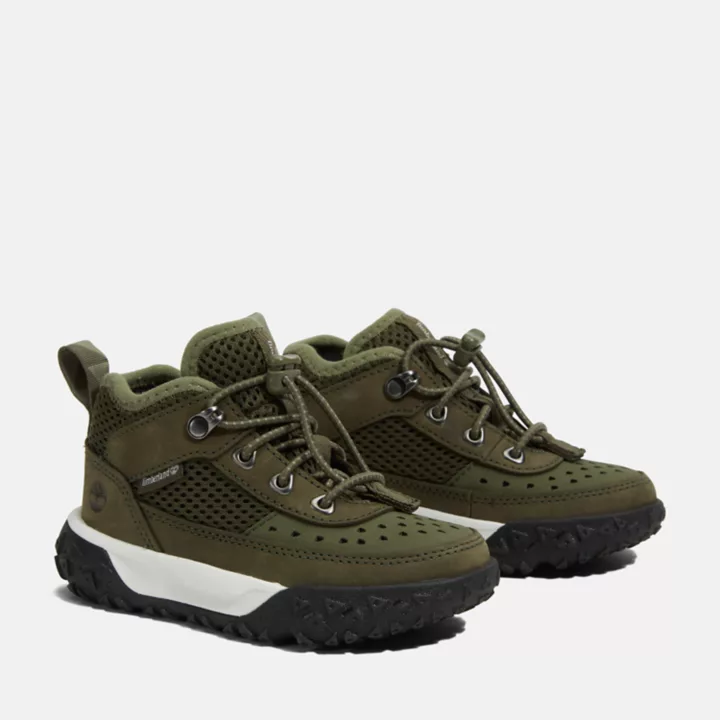 Sapato Oxford GreenStride Motion 6 Super para Crianças na cor Verde Escuro