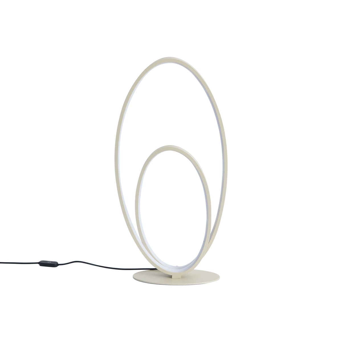 Design tafellamp beige incl. LED 3-staps dimbaar - Boomerang