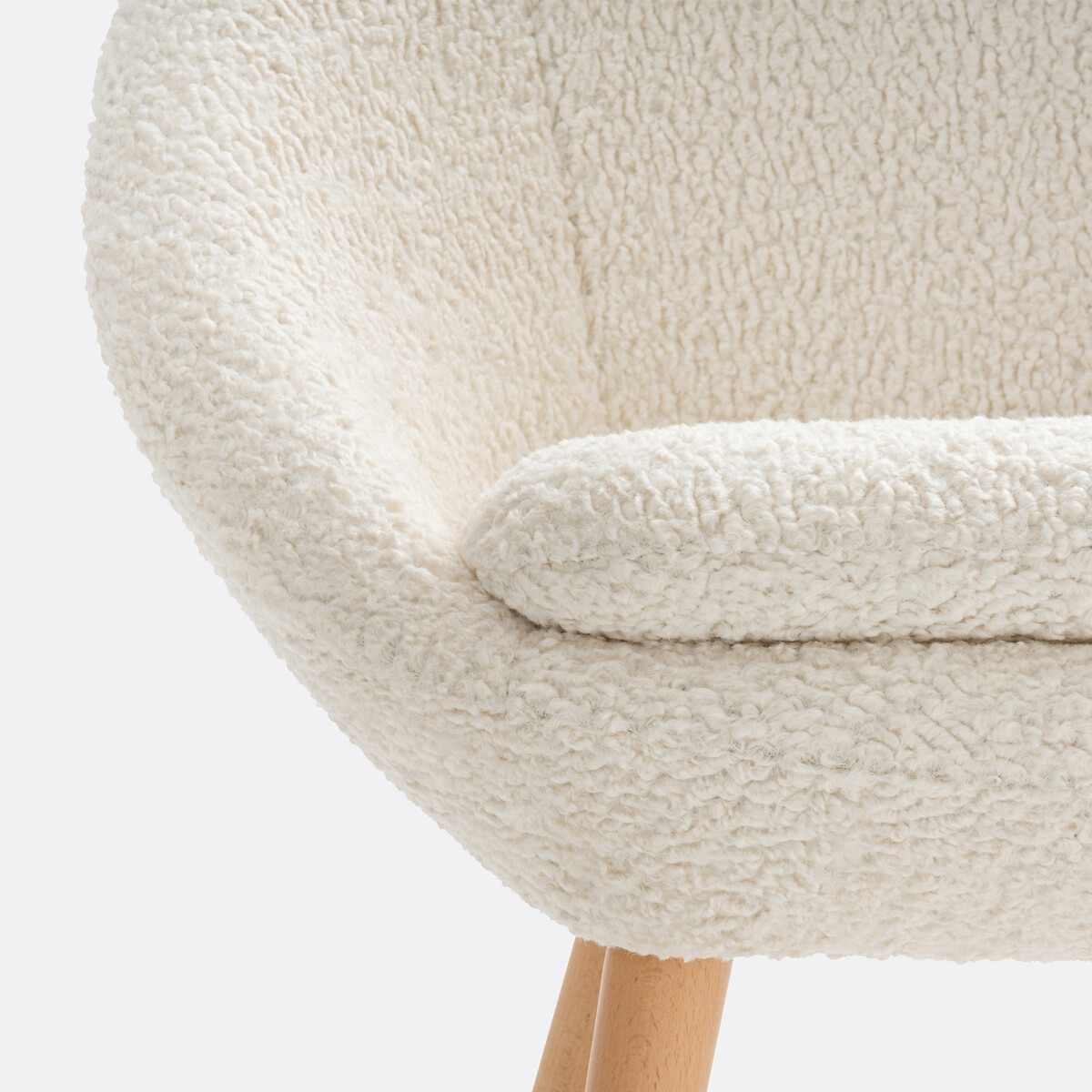 LA REDOUTE INTERIEURS<br>Poltrona Bolvormige com bouclette Jimi
