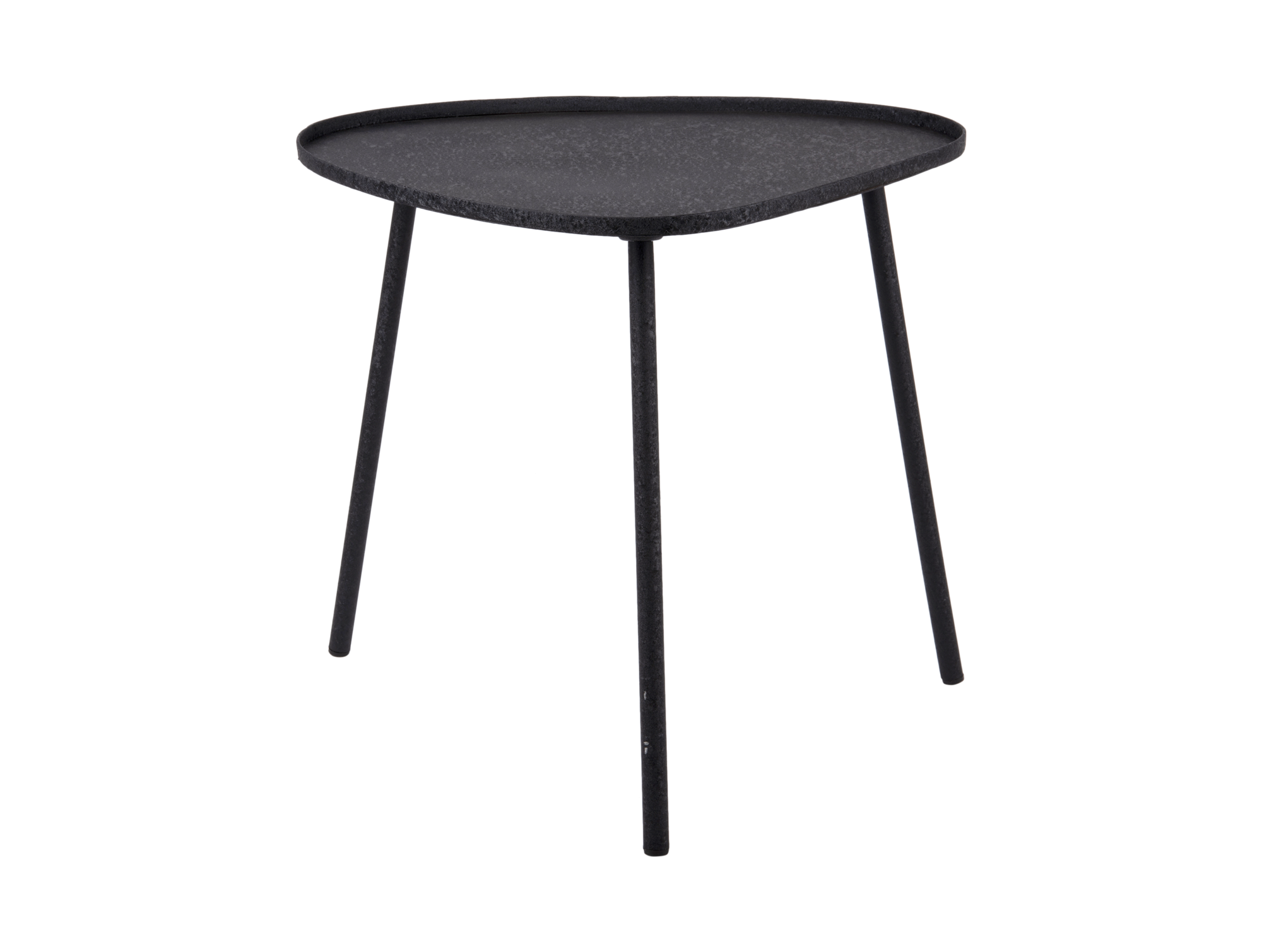 Side table Boaz large iron textured black