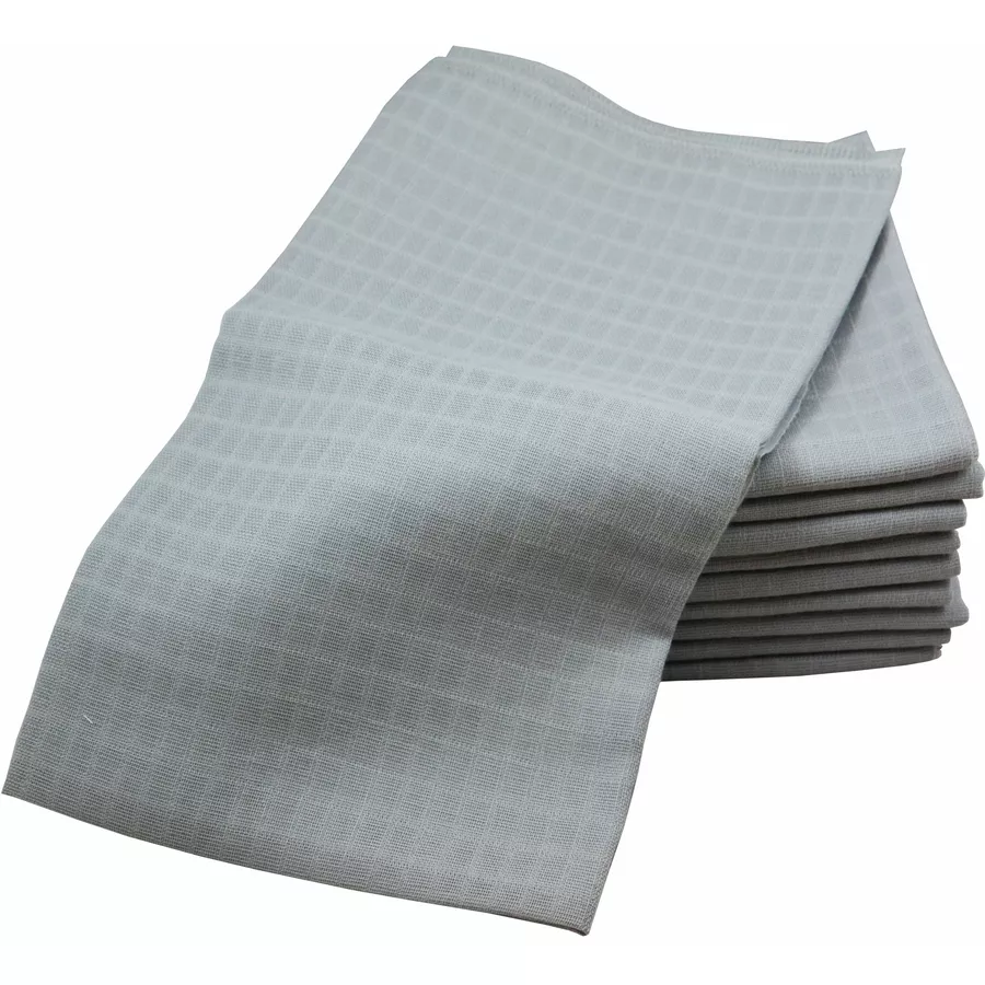 M.M.C. Mullwindel 10 PACK Unifarben 80x70 cm Mulltücher 10 Grau