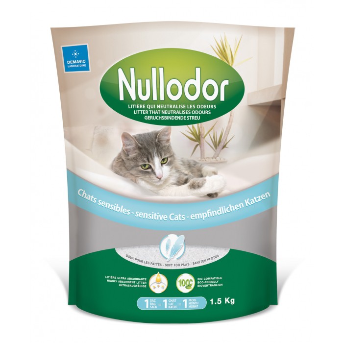 Litière Nullodor chats sensibles