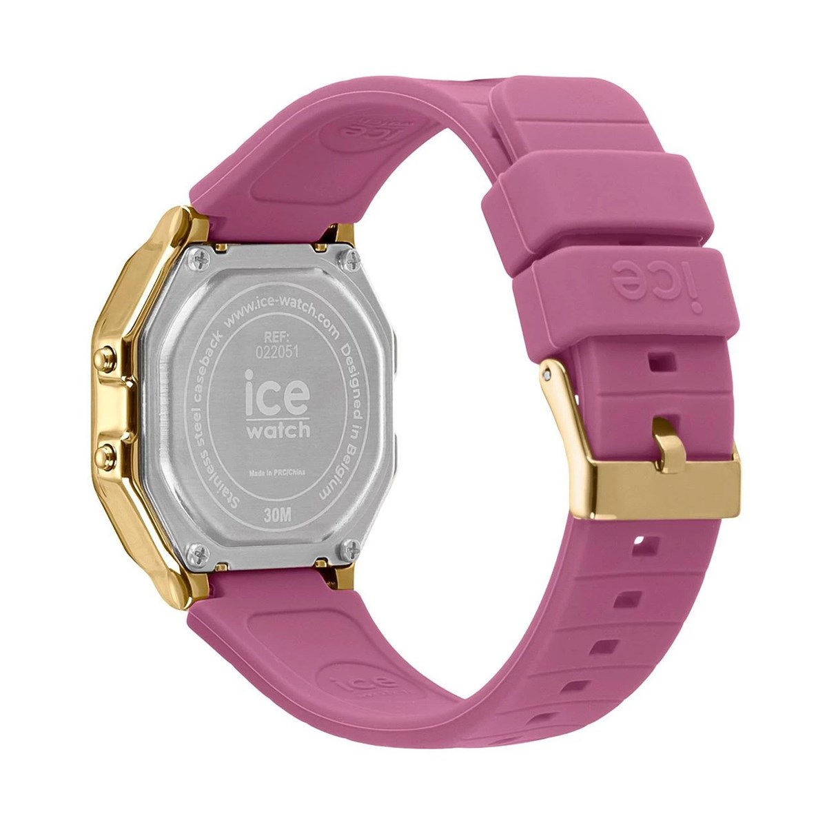 Montre femme ICE digit retro- Blush violet