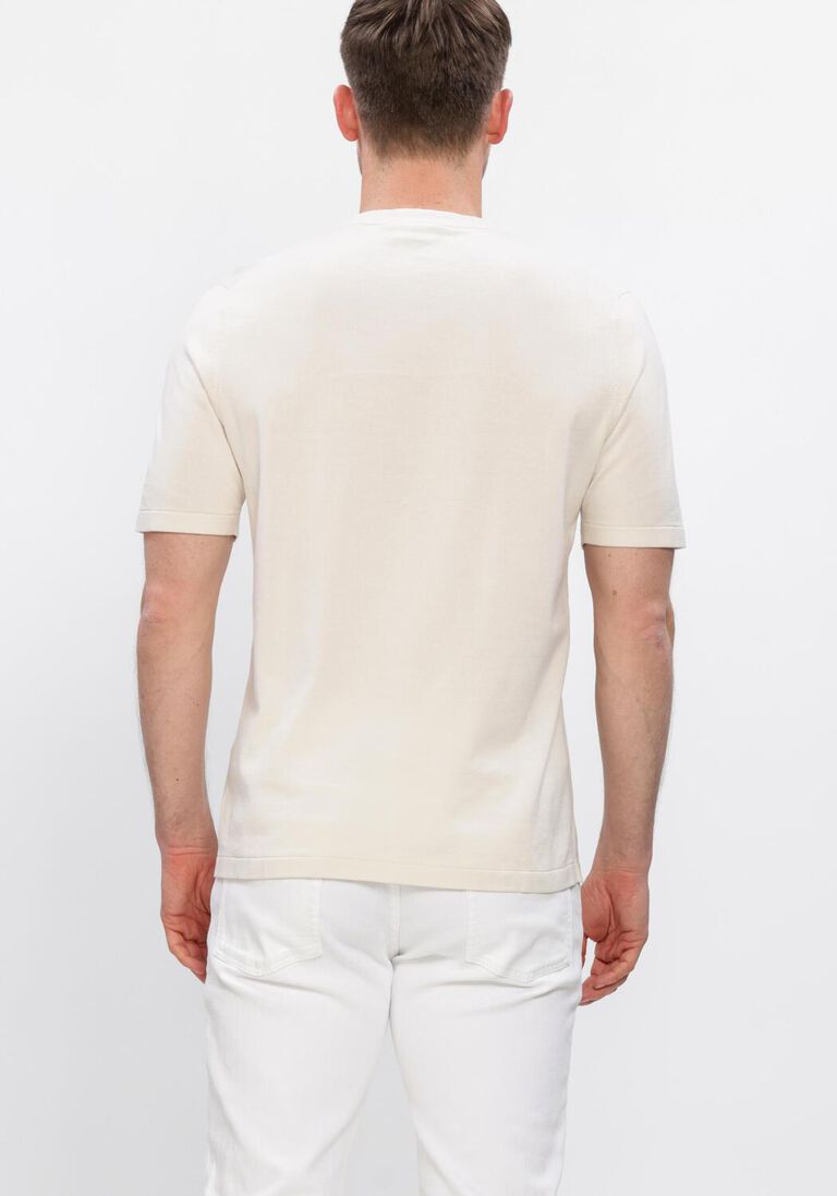 ecru profuomo t-shirt t-shirt crew neck ss aero ease