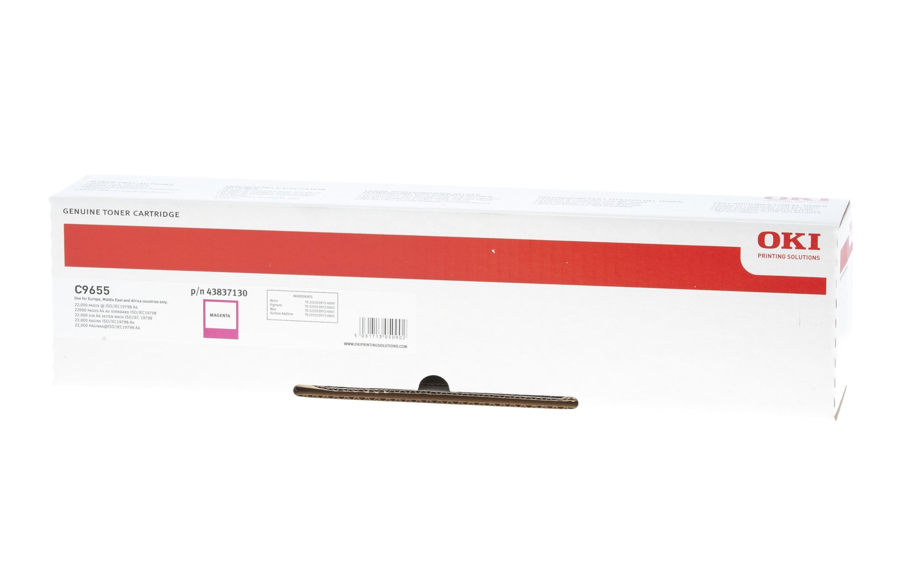 Toner 43837130 Magenta<br>Toner, magenta